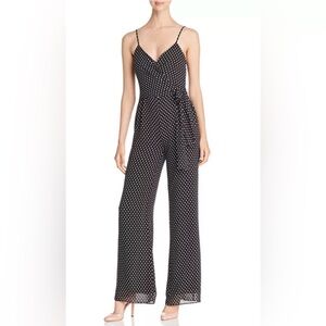 NWT Michael Kors Black/White Polka-Dot Jumpsuit Fully Lined